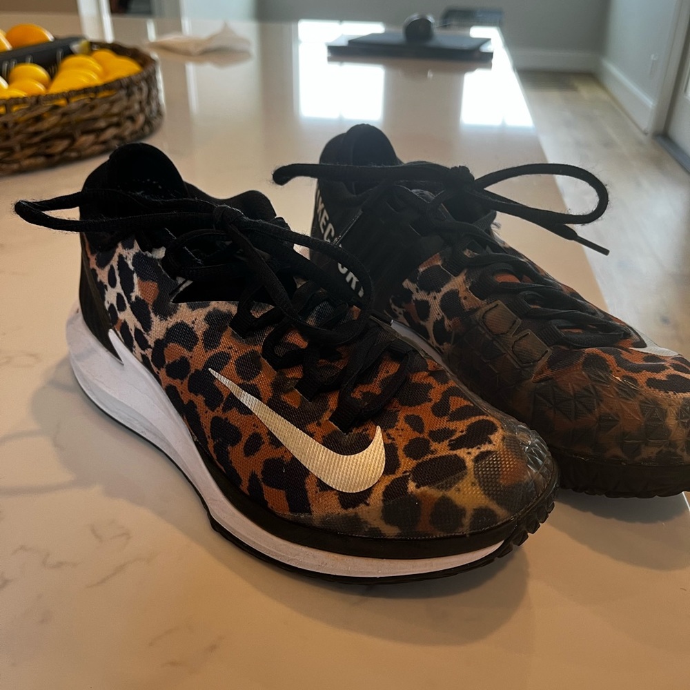 Women’s Nike Size 7.5 Sneakers with Leopard print